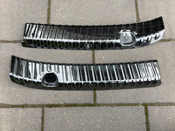 Tesla Model Y kofferbak laadrandbescherming aluminium zwart