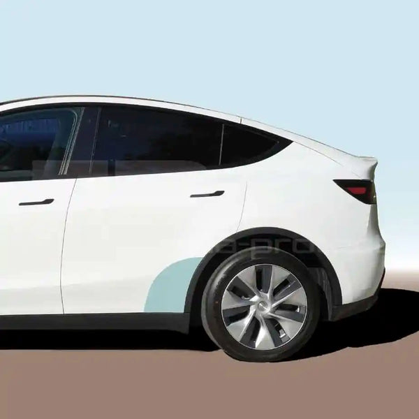 Tesla Model Y beschermfolie - set van 2, dorpels achter - PPF Paint Protection Film