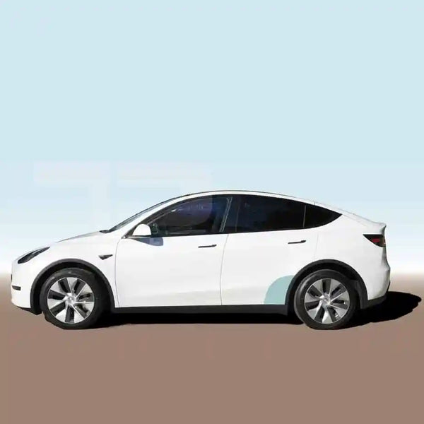 Tesla Model Y beschermfolie - set van 2, dorpels achter - PPF Paint Protection Film