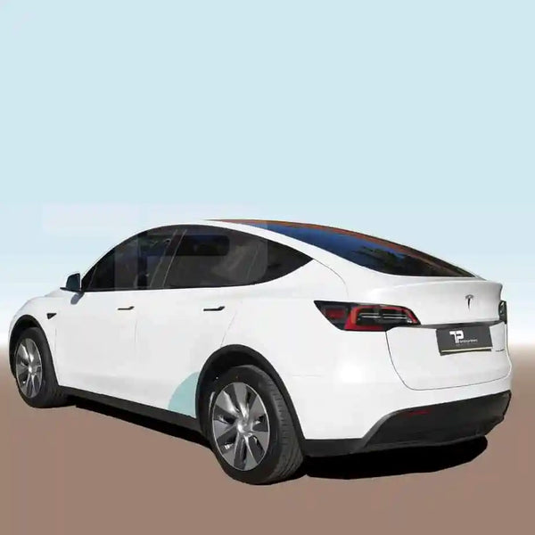 Tesla Model Y beschermfolie - set van 2, dorpels achter - PPF Paint Protection Film