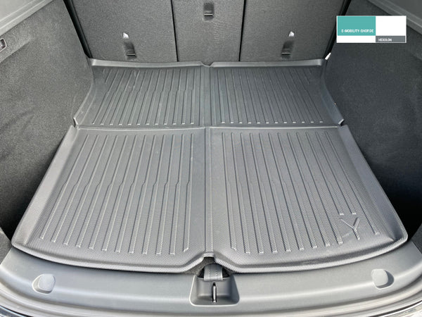 Tesla Model Y kofferbakbeschermingsmat voor alle weersomstandigheden - streepdesign - kofferbakmat
