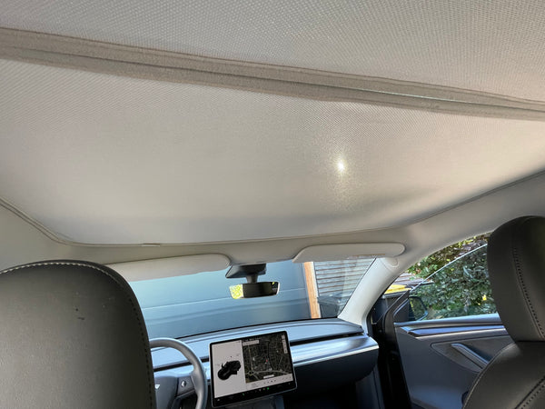 Tesla Model Y zonweringelement - tweedelig zonweringelement