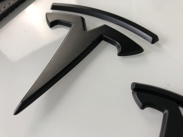 T-Logo set voor voor, achter en stuur voor Model Y - doppen