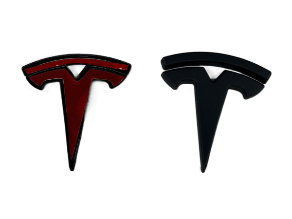 T-logoset voor voor- en achterkant voor Model S-petten