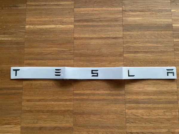 TESLA-belettering voor Tesla Model 3 en Y