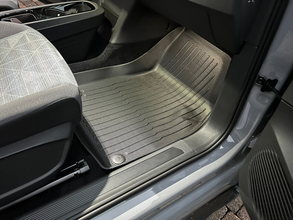 VW ID.3 vloermattenset - 3 stuks - waterdichte all-weather matten - rubberen matten