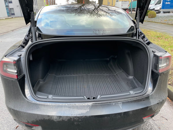 Tesla Model 3 kofferbakbeschermingsmat voor alle weersomstandigheden - streepdesign