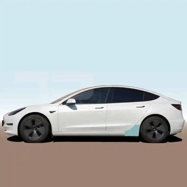 Tesla Model 3 beschermfolie - set van 4, achterpaneel en wielkast